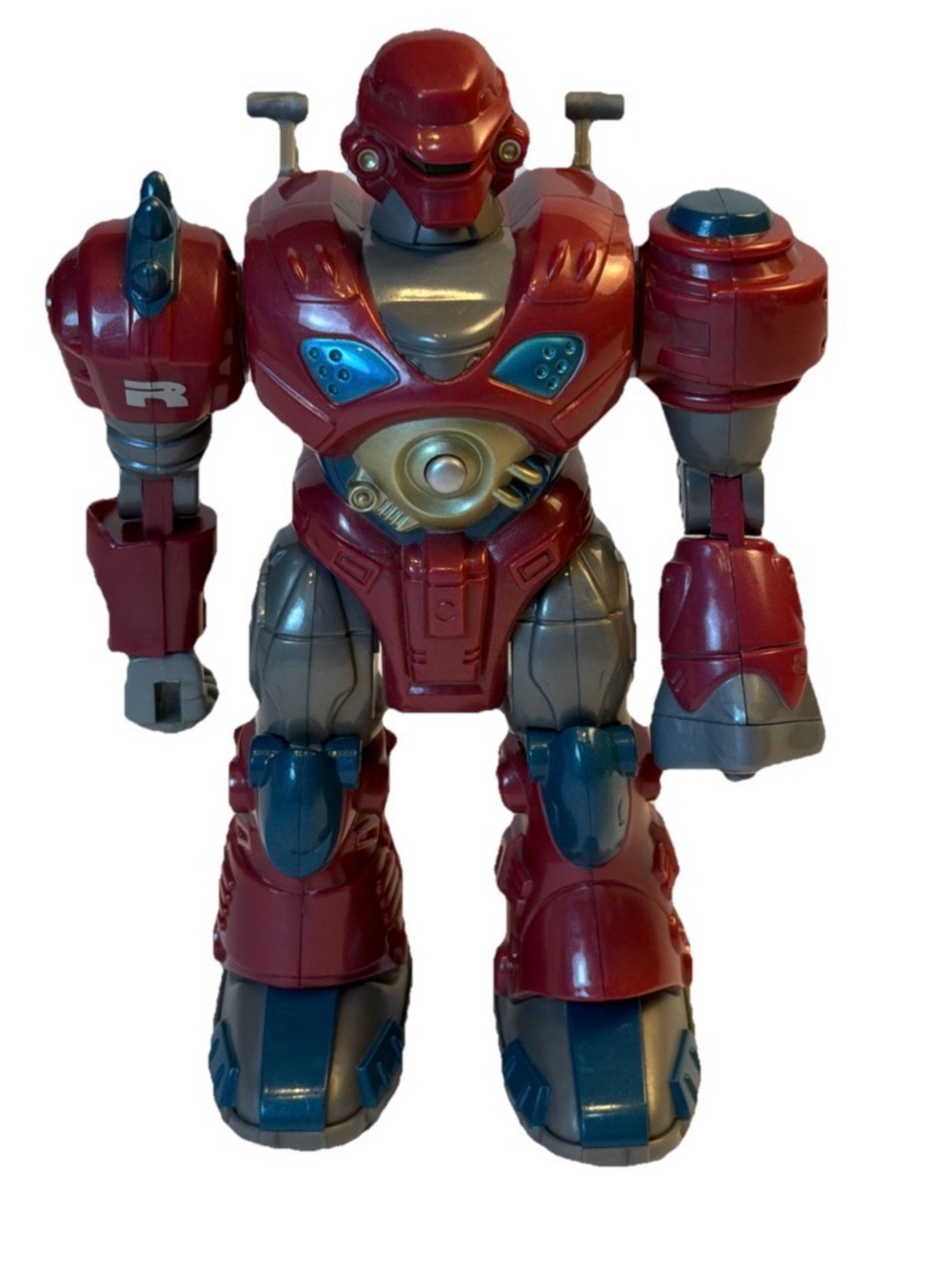Hap P  Kid Toys MARS‎ Walking Robot Maroon Grey Figure Attack Robo Squad Works